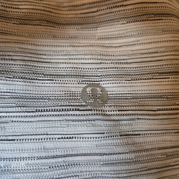 Lululemon High Times pants Cyber Stripe White Silver Fox 6 - Picture 5 of 5